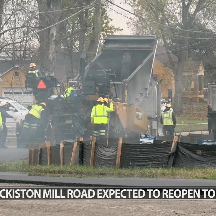 Blackiston Mill Road in Clarksville reopens to traffic after months of construction